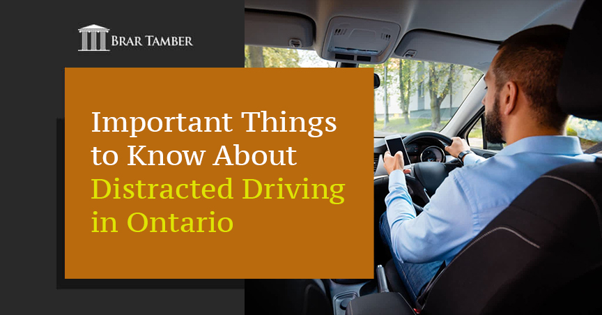  Important Things to Know About Distracted Driving in Ontario